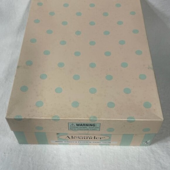 Rare Madame Alexander restrung 8" Wendy's Favorite Fairy Tales NIB/MIB. - Picture 6 of 7